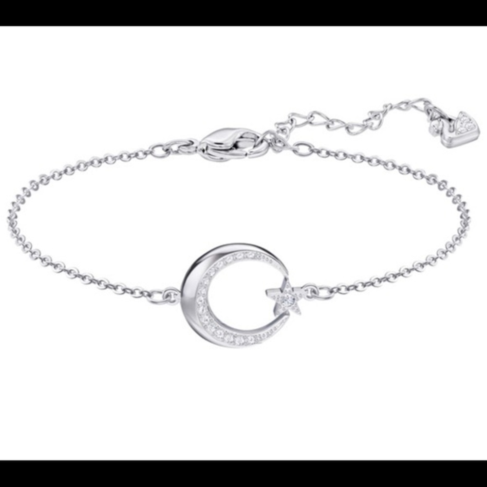 Swarovski Crescent Moon Bracelet